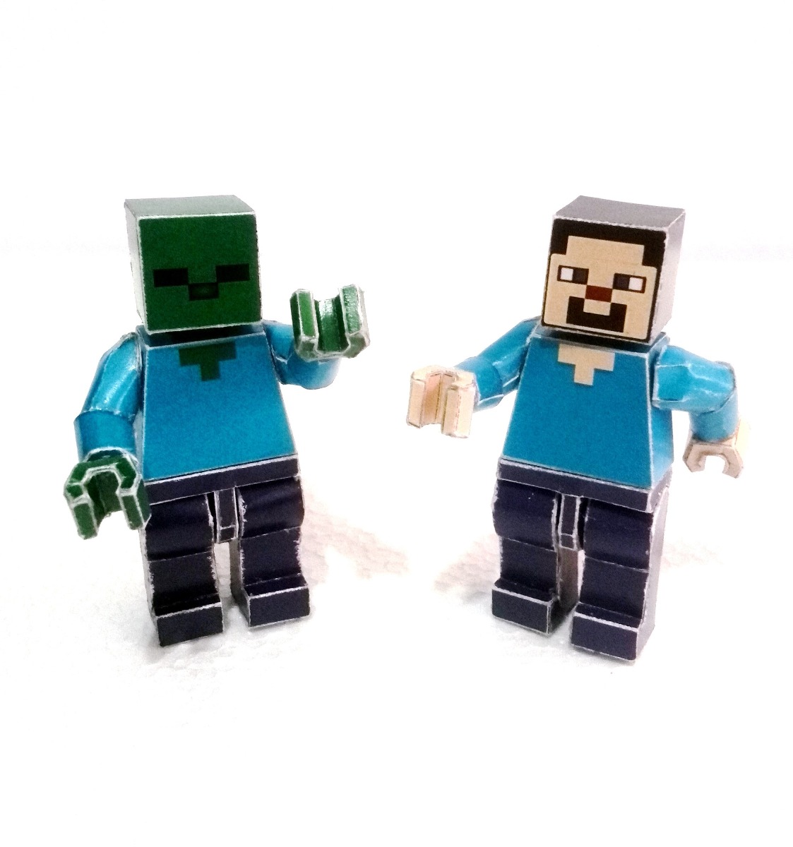 Minecraft Lego Papercraft - $ 100.00 en Mercado Libre