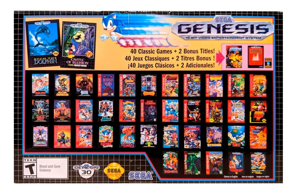 Mini Genesis Sega Consola 40 Juegos Preventa En Karzov ...