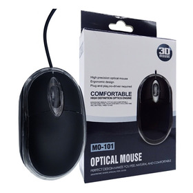 Mini Mouse Negro Optico Cable Usb Hikari M101 - Almagro
