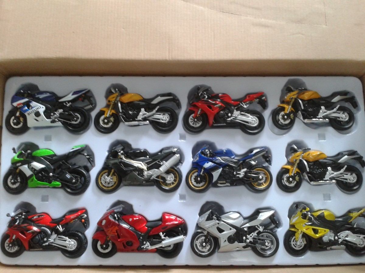 Moto Suzuki Hayabusa 1300 Miniatura Coleção Brinquedo 1:18 ...