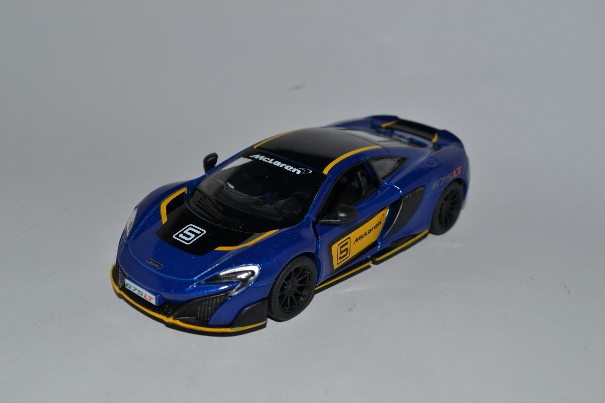 miniatura mclaren 675lt 1 36 kinsmart r 29 90 em mercado livre