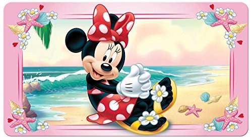 Minnie Mouse De Disney En La Playa Alfombra De Baño Decorat - $ 101.900