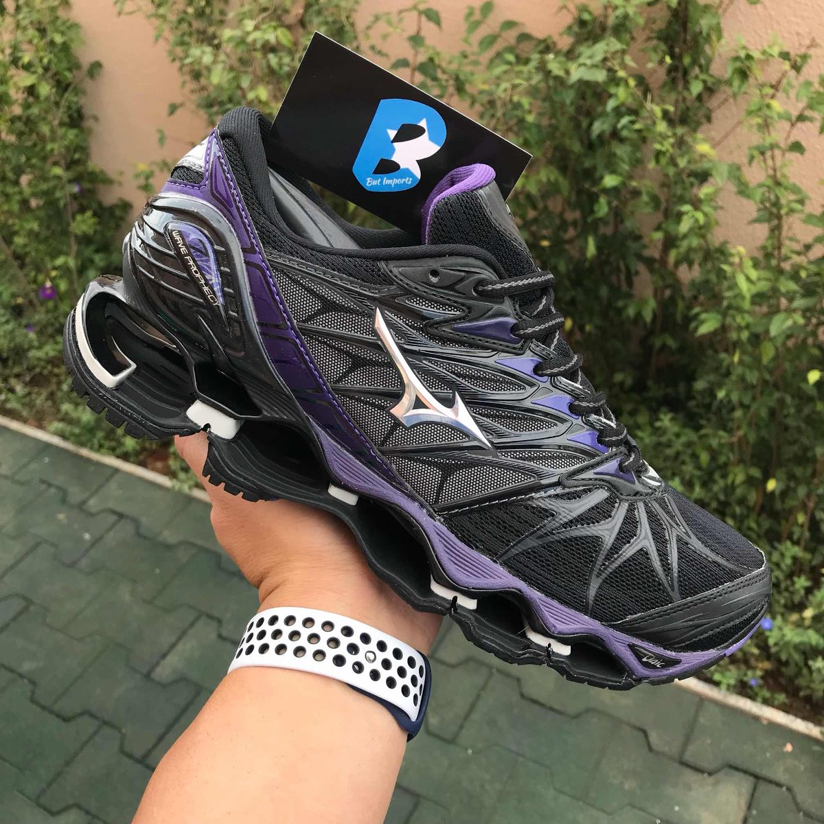 mizuno pro 7 preto e roxo