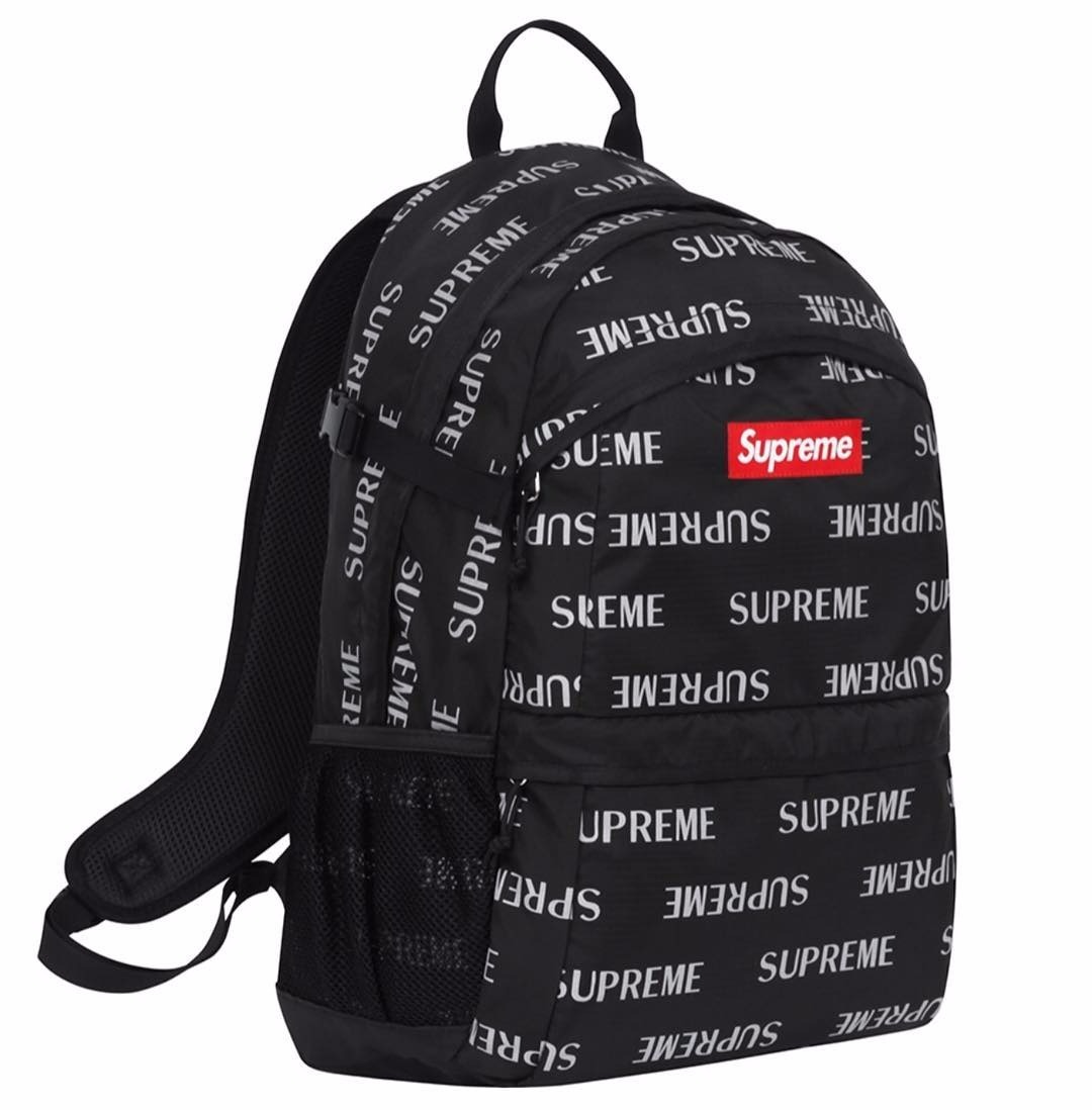 Mochila 16 Fw Supreme Backpack 3m Reflective Black White Red - $ 4,999.00 en Mercado Libre