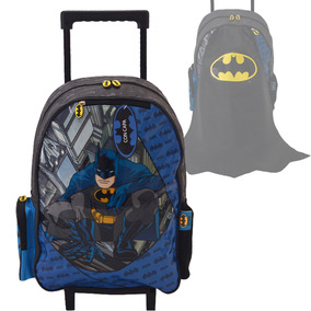 Mochilas Escolares Para Niños Batman Mochila De Superheroe Negra Amarilla Grande