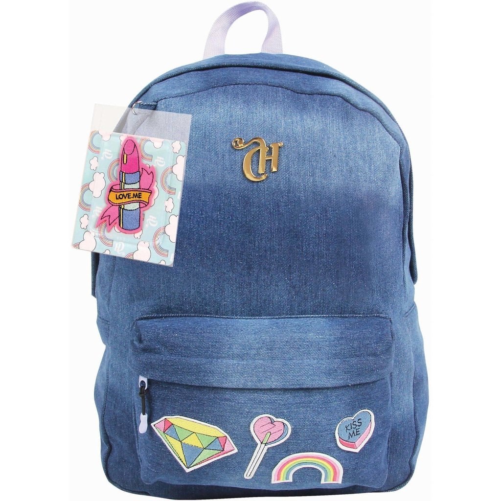 bolsa jeans de costa