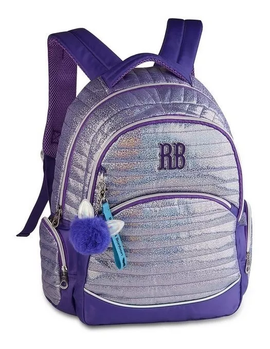 mochila jeans feminina rb