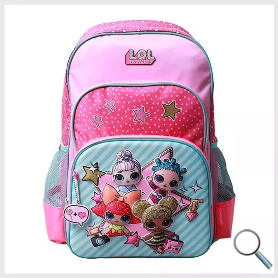 mochila lol surpise espalda
