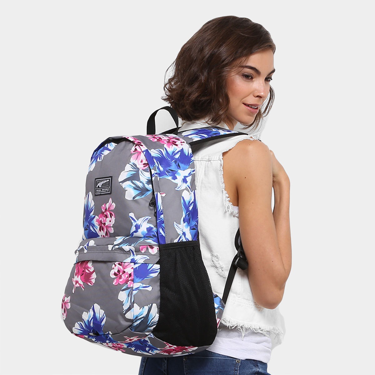 mochila puma floral