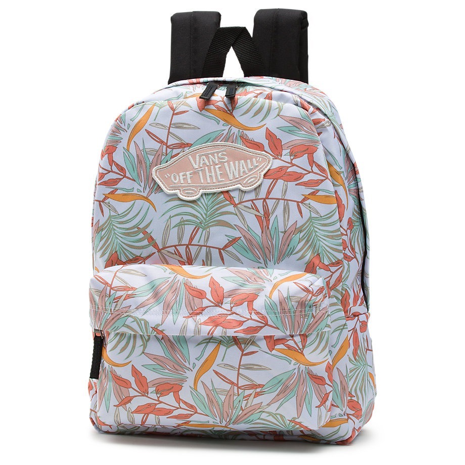 Mochila Vans Realm Backpack White California Floral Mochila Vans Realm Backpack White California Floral