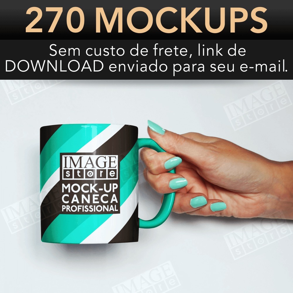 Download Mockup Psd Para Caneca, Copo Café E Xícara 270 Modelos - R$ 17,00 em Mercado Livre
