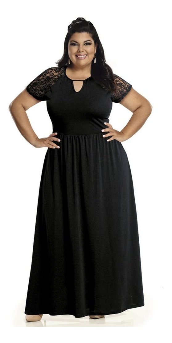 vestido plus size mercado livre