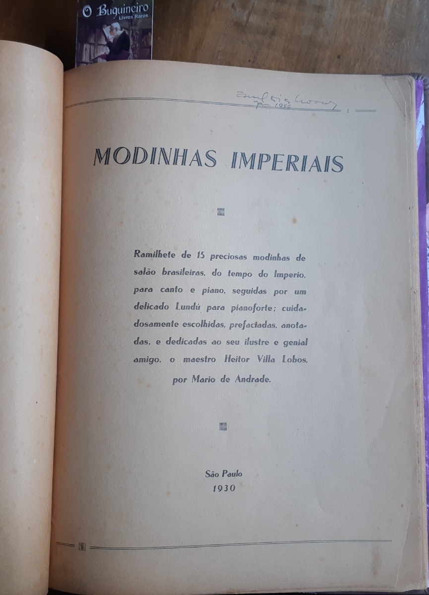 modinhas imperiais mario de andrade