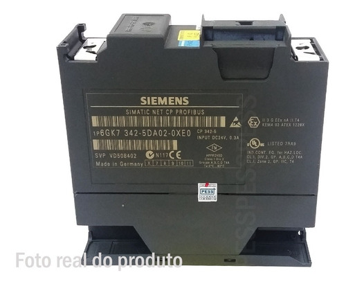 SIMATIC NET usato Siemens Simatic S7 6GK7342-5DA02-0XE0 CP PROFIBUS