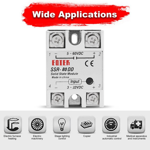 Corriente continua Solid State relés DC//DC tensión de impuestos 3-32v DC