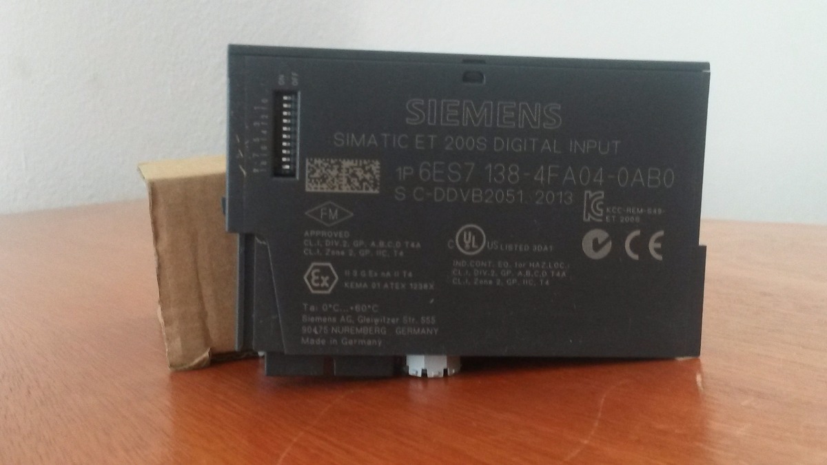Siemens Simatic s7 6es7138-4fa04-0ab0//6es7 138-4fa04-0ab0 módulo de electrónica