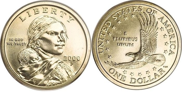 Resultado de imagem para selo de Sacagawea