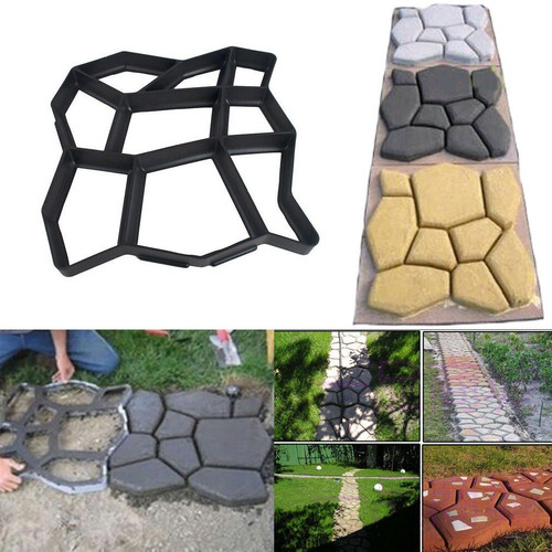 Molde para concreto sendero piso camino banqueta jardin msi ...