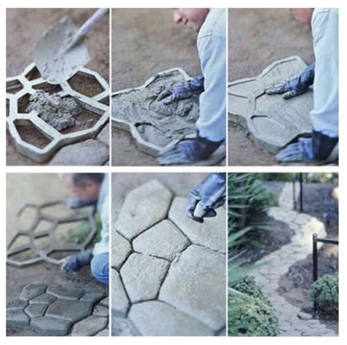 Molde para concreto sendero piso camino banqueta jardin msi ...