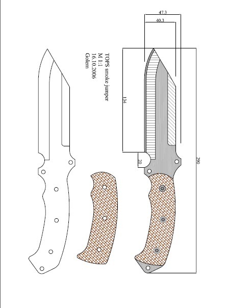 Moldes De Facas Desenho + Projeto Lixadeira Para Cutelaria ...