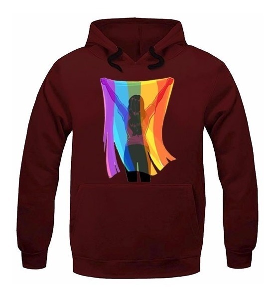 Moletom Agasalho Orgulho Lgbt Bandeira Não Somos Doentes - R$ 96,90 em Mercado Livre