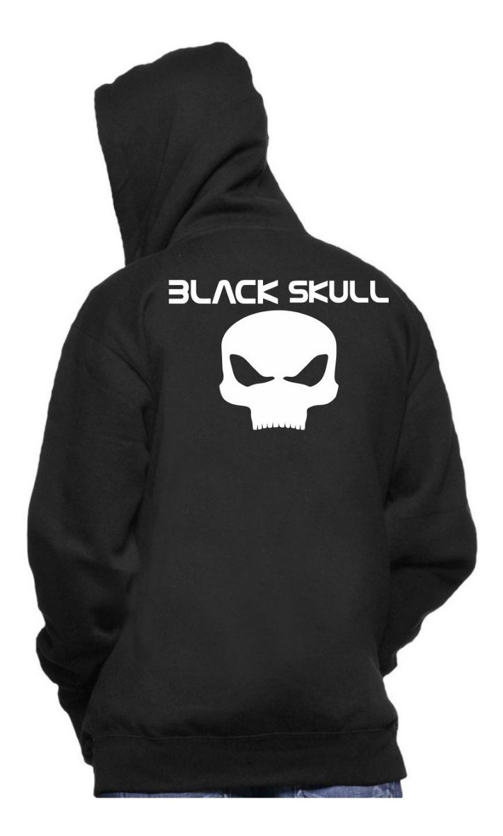 moletom black skull