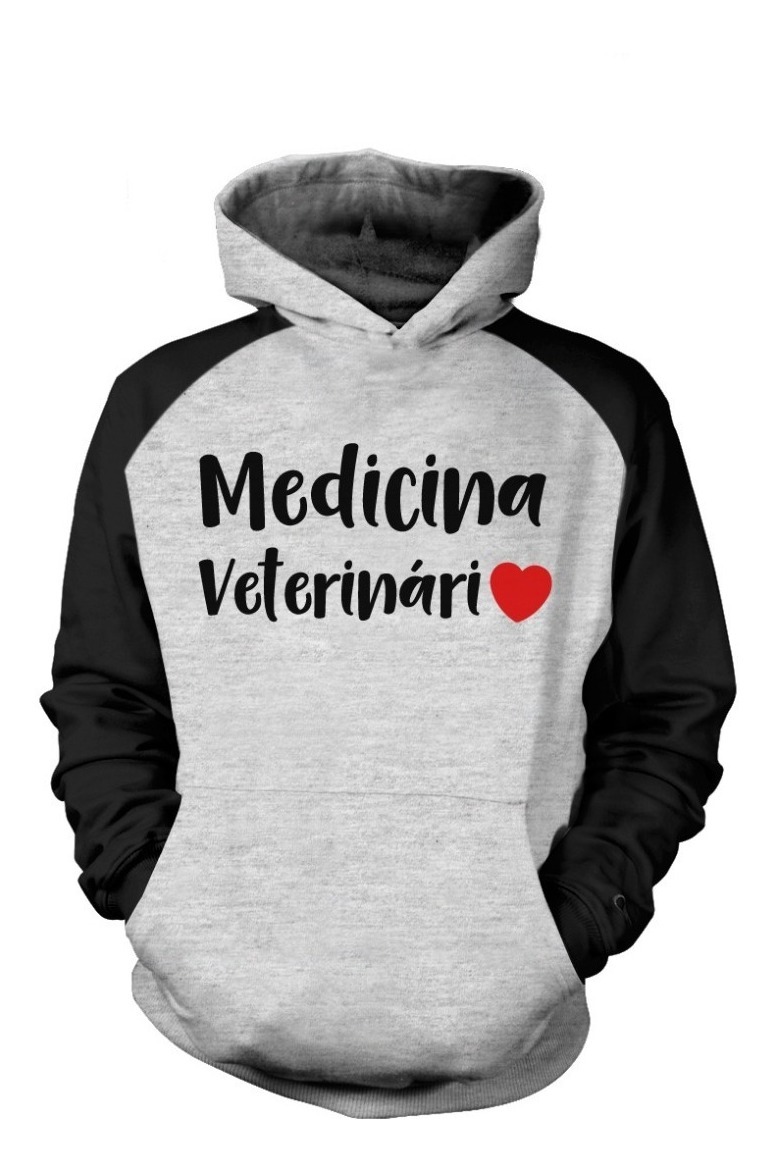 moletom medicina veterinaria feminino