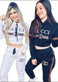 conjunto de moletom feminino gucci