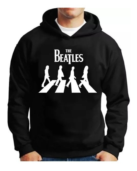 Moletom Canguru Blusa De Frio Beatles Banda Rock N Roll - R$ 64,99 em Mercado Livre