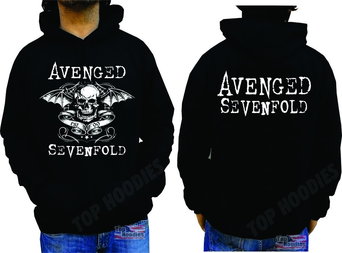 Moletom, Canguru, Blusao, Avenged Sevenfold, Ax7, Rock, Guns - R$ 89,99 em Mercado Livre