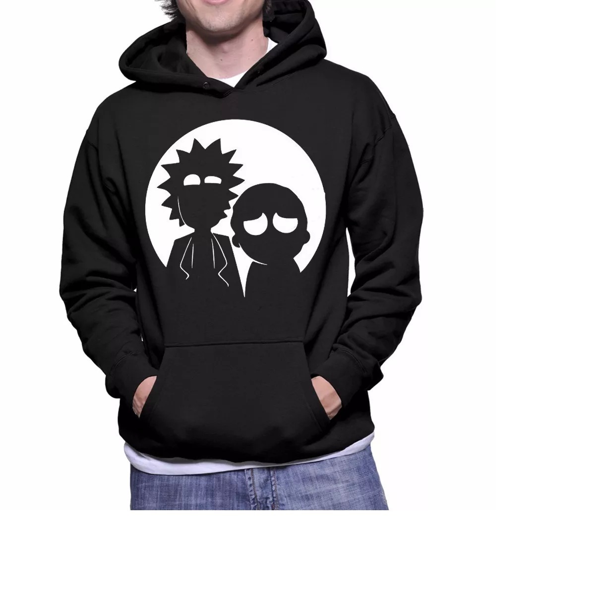 rick and morty blusa de frio