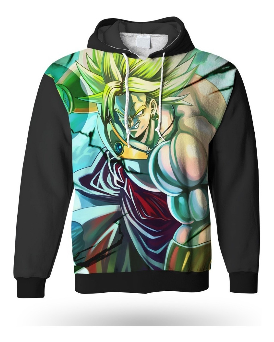 Moletom Capuz E Bolso Unissex Dragon Ball Super Broly Dbz 3d - R$ 199,90 em Mercado Livre