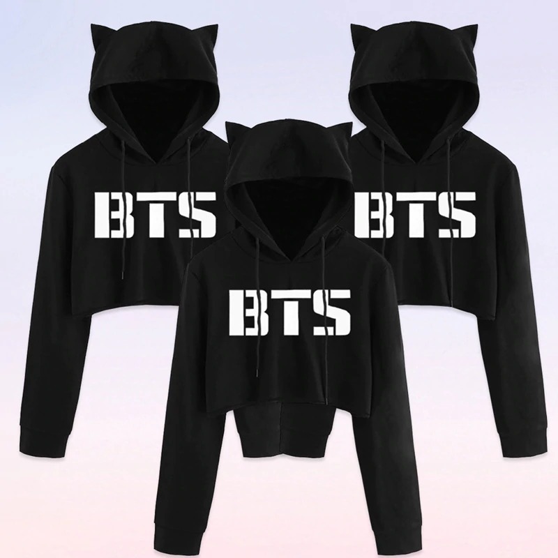 blusa do bts com orelhinha