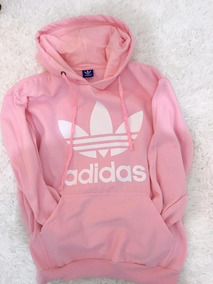 blusa de frio adidas rosa