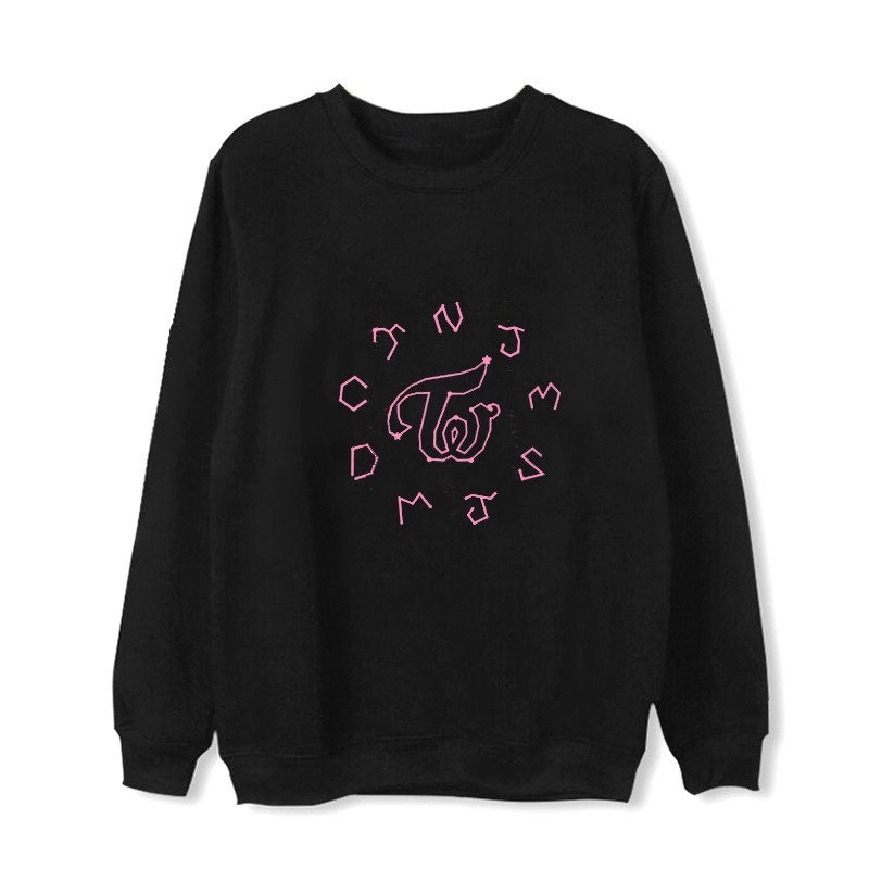 Moletom Gola Redonda Twice Logo Kpop Blusa Frio - R$ 69,90 em Mercado Livre