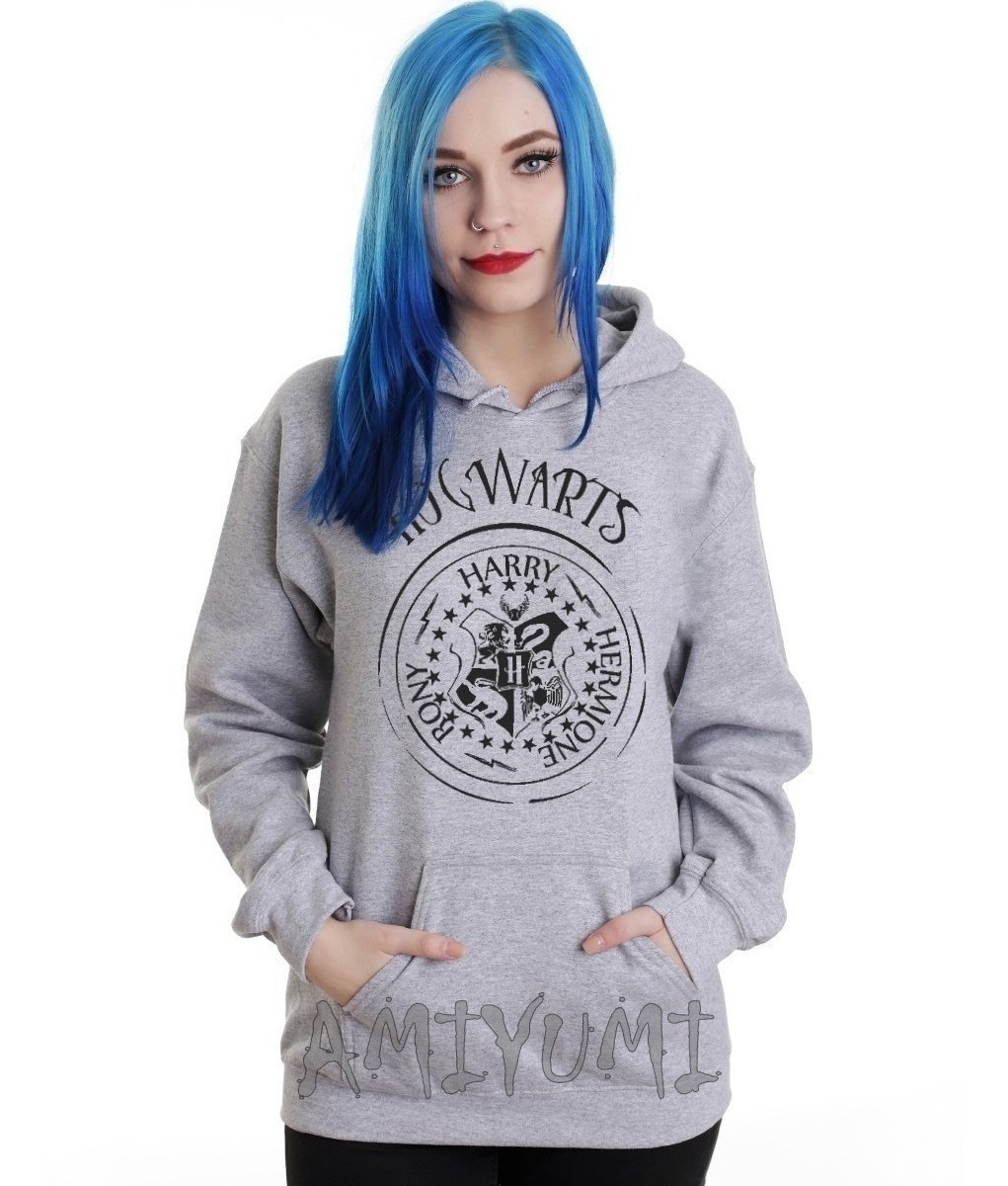 Moletom Hogwarts Harry Potter Blusa Canguru Unissex Moleton - R$ 99,90 em Mercado Livre