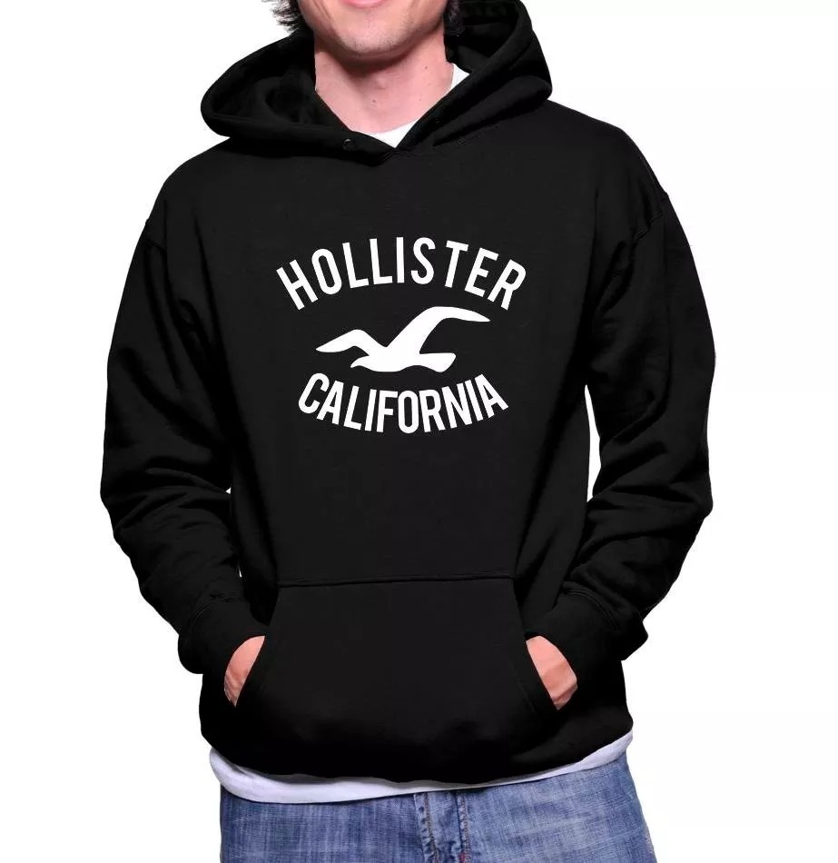 casaco moletom hollister