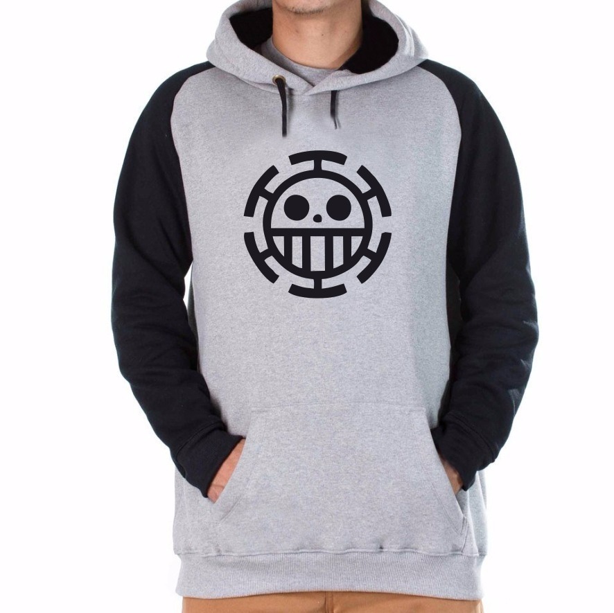 Moletom One Piece Trafalgar Law Blusa Casaco Anime Geek - R$ 90,00 em Mercado Livre