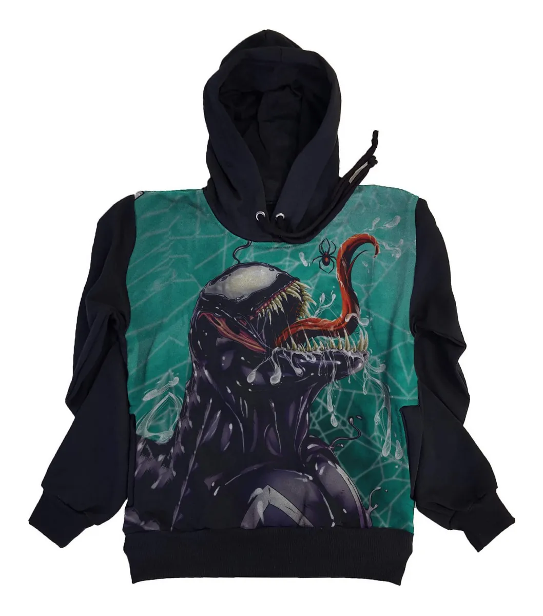 Esqueleto Company | Moletom Venom - Homem-aranha Marvel Mega Estampa - R$ 98,99