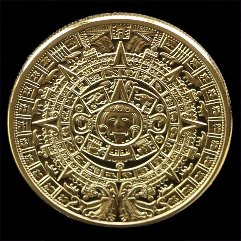 Moneda Calendario Maya Azteca De Coleccion 12.000 en Mercado Libre