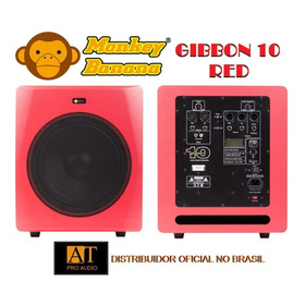 Monkey Banana Gibbon 10 Red Subwoofer Estúdio Ativo 10  300w