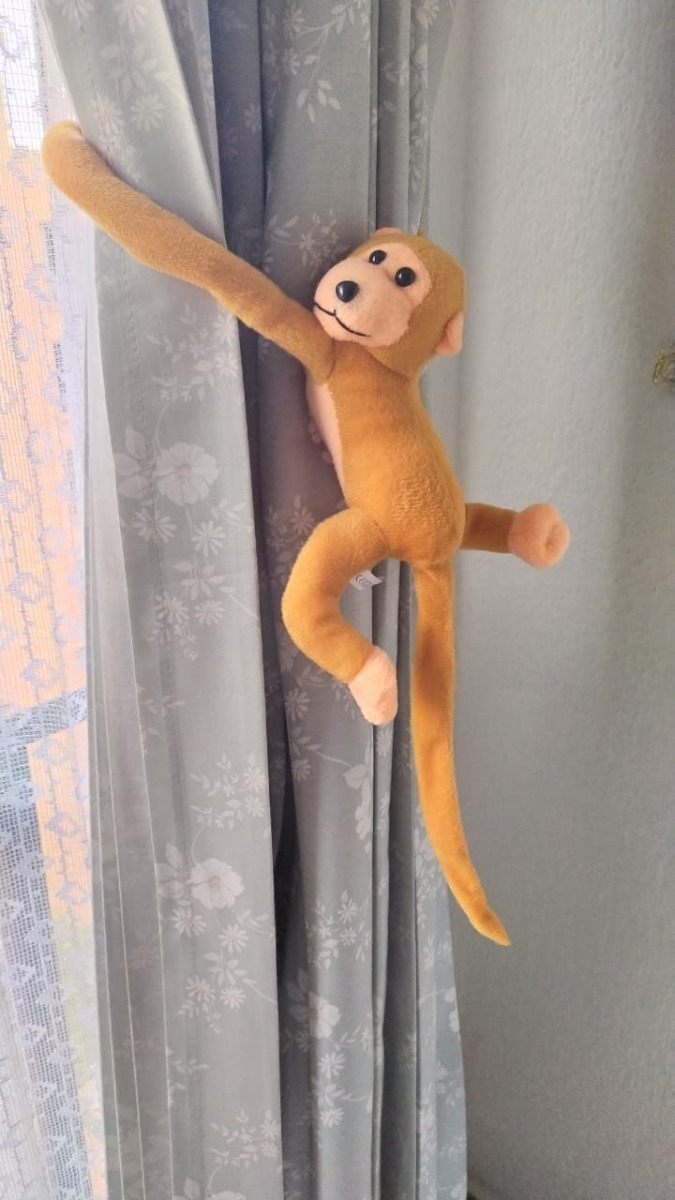 mono brazos largos peluche