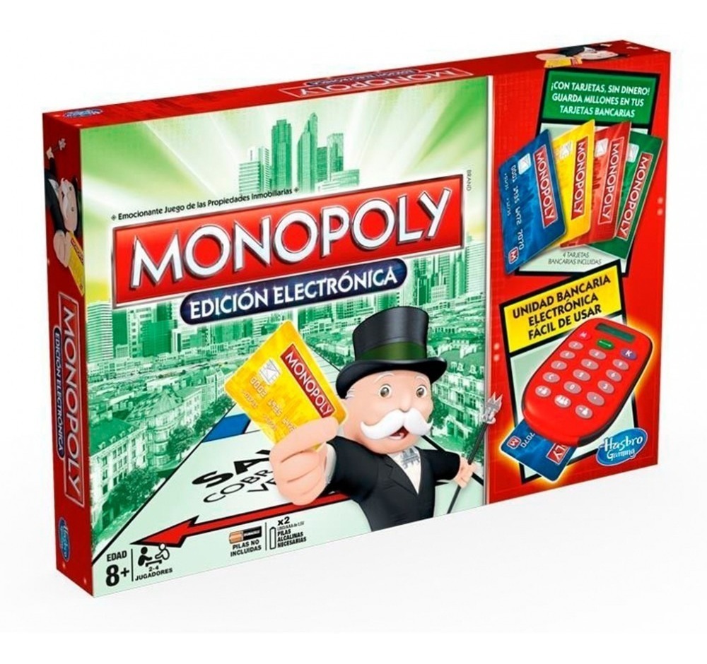 Monopolio Monopoly Banco Electronico Original Hasbro Nuevo ...