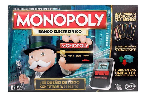 Monopoly Banco Electrónico Nuevo Juego De Mesa Rp ...