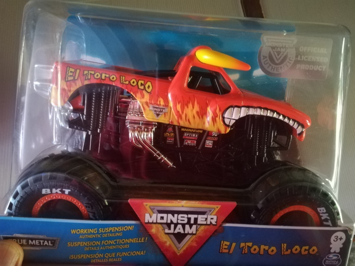 Monster Jam Hot Wheels El Toro Loco Naranja 1:24 - $ 750 ...