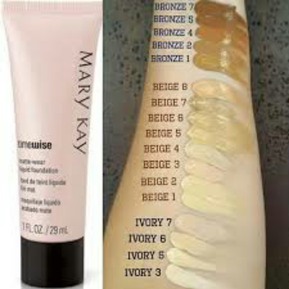 Mostruário De Bases Timewise Mary Kay Amostras - 17 Cores - R$ 175,00