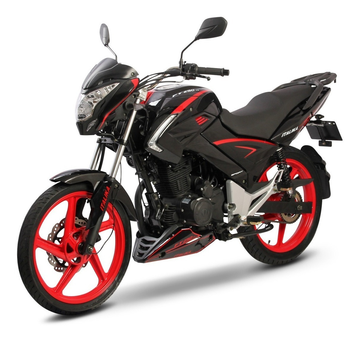 Moto Italika Ft 250 Ts Negro / Rojo 34,999.00 en Mercado Libre