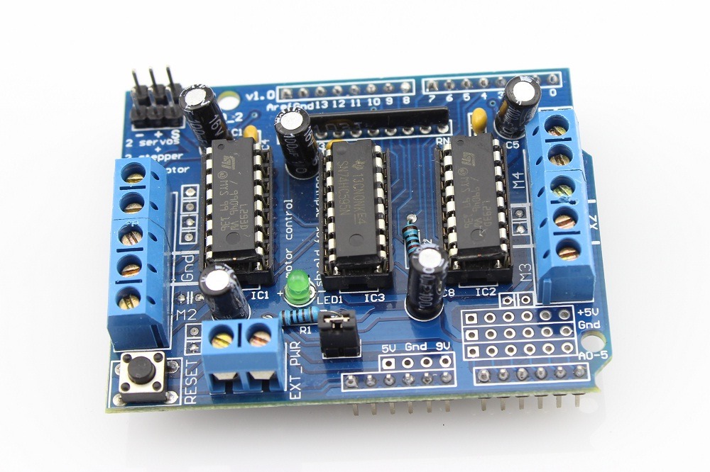 Motor Shield L293d Driver Ponte H Arduino R 2210 Em Mercado Livre