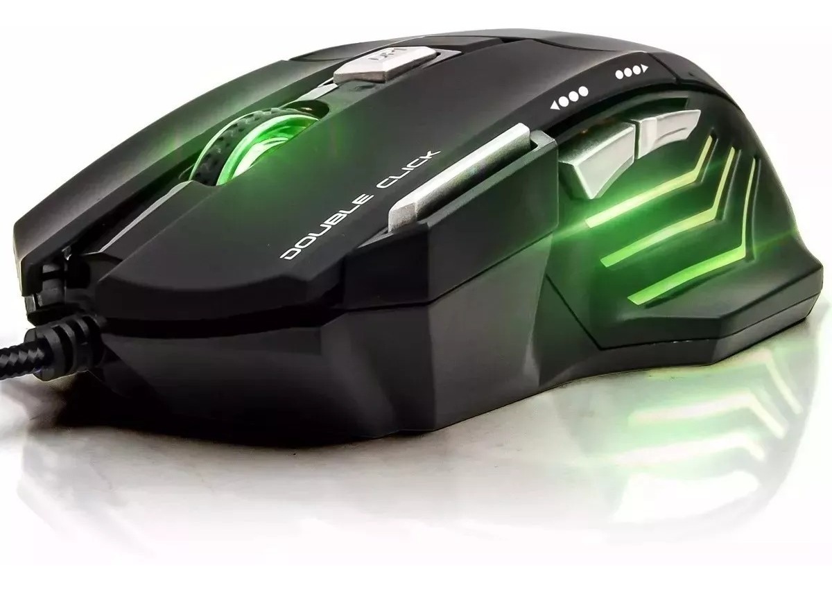 Mouse Gamer 7 Botões Dpi Ajustaveis Com Led Colorido 2400 Dpi - R$ 65