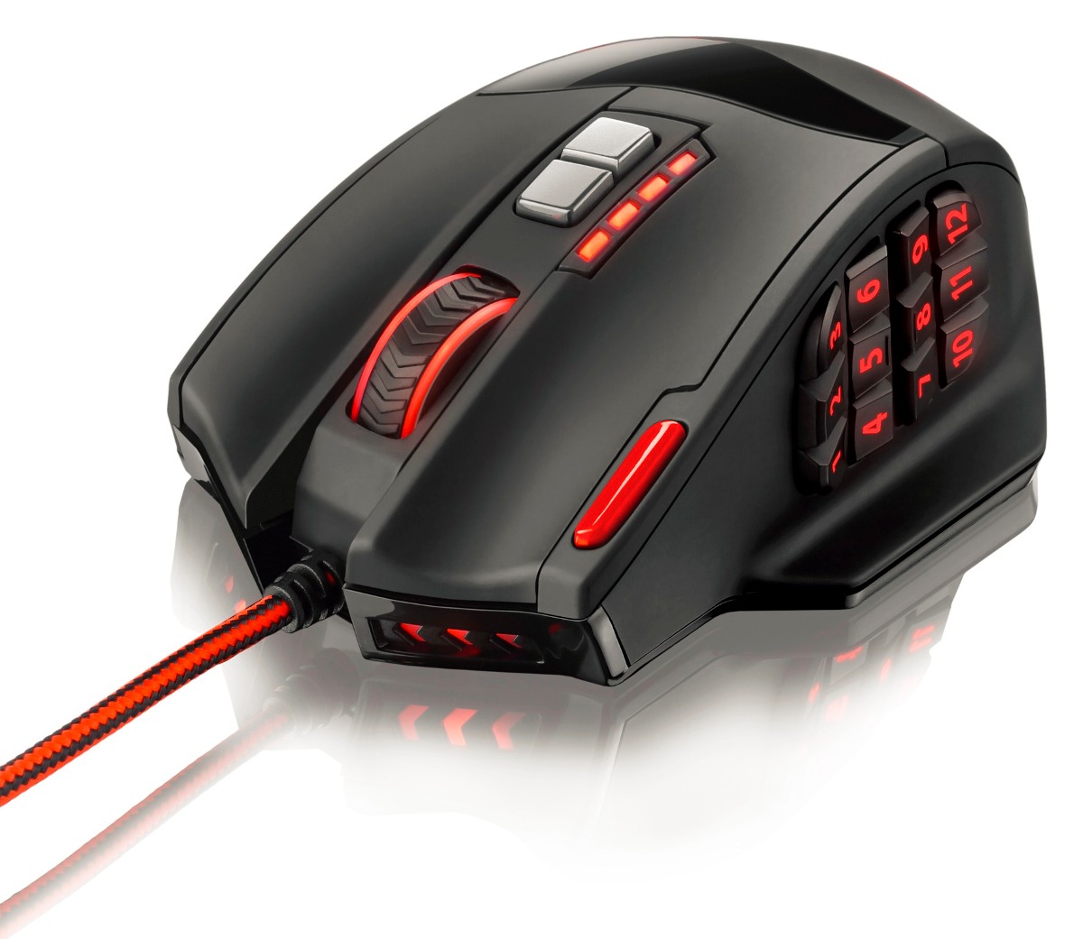 Mouse Gamer Warrior + Mouse Pad - Laser / Color Led / Macro - R$ 159,99